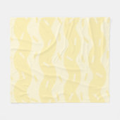 Couverture polaire crème glacée vanille fondue (Devant (Horizontal))