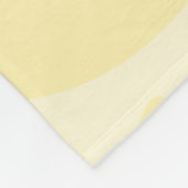 Couverture polaire crème glacée vanille fondue (Coin)
