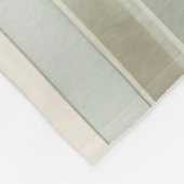 Couverture Polaire Crème turquoise bleue Sage vert Distressed (Coin)