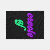 Couverture Polaire Créole Af Mardi Gras Louisiana Pride Cadeau Teft (Devant (Horizontal))