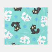 Couverture Polaire Créu & Petita Cuddle Blanket (aqua) (Devant (Horizontal))