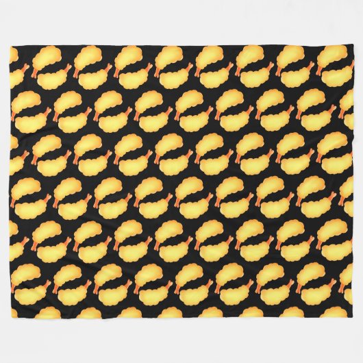 Couverture Polaire Crevettes frites (Devant (Horizontal))