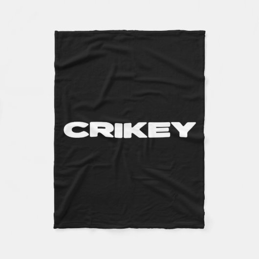 Couverture Polaire Crikey Australian Phrases Aussie Slang T  (Devant)