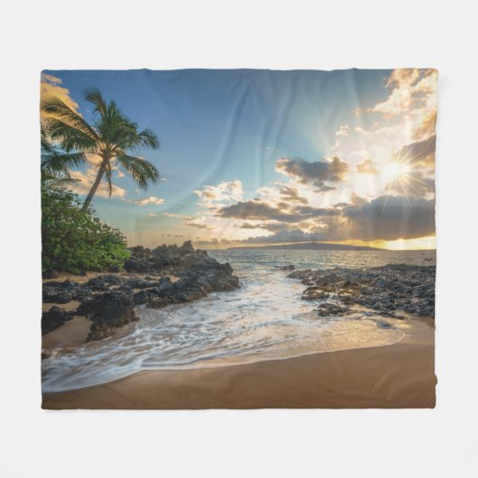 Couverture Polaire Crique de la plage | Makena de Makena (Devant (Horizontal))