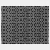 Couverture Polaire Crochet de flocon de neige fractal motif (Devant (Horizontal))