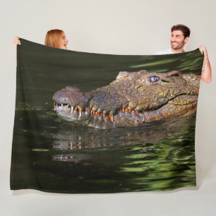 Couverture Polaire Crocodile
