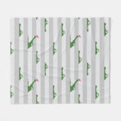 Couverture Polaire Crocodile (Devant (Horizontal))