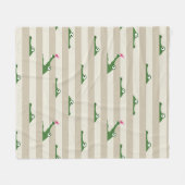 Couverture Polaire Crocodile (Devant (Horizontal))