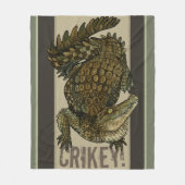 Couverture Polaire Crocodile Crikey ! (Devant)