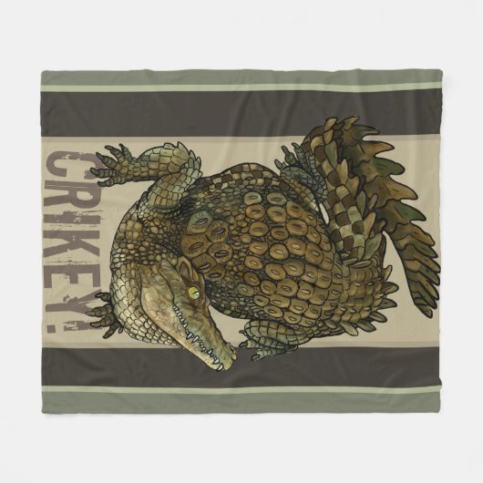 Couverture Polaire Crocodile Crikey ! (Devant (Horizontal))
