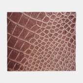 Couverture Polaire Crocodile leather pattern backgroundabstract,allig (Devant (Horizontal))