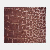 Couverture Polaire Crocodile leather patternabstract,alligator,animal (Devant (Horizontal))