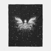 Couverture Polaire Croire Fairy Starlight Imaginaire noir (Devant)