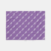 Couverture Polaire Croire Poisson Lavande (Devant (Horizontal))