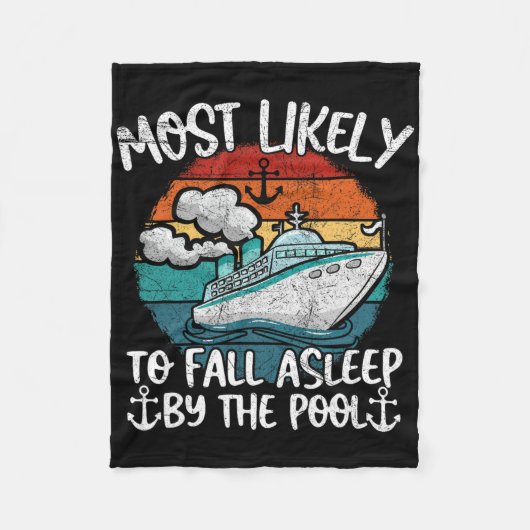 Couverture Polaire Croisière Amusante En Famille Les Plus Susceptible (Devant)