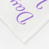 Couverture Polaire Croissance personnalisée d'étape importante d'âge (Coin)