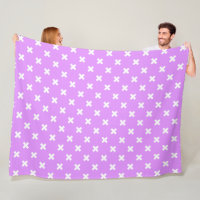 Croix blanches sur lilas