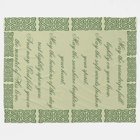 Couverture Polaire Croix celtique (Devant (Horizontal))