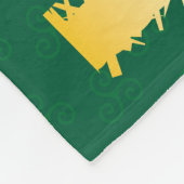 Couverture Polaire Croix celtique et lettre de noeud K Monogramme et  (Coin)