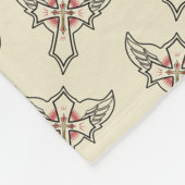 Couverture Polaire Croix chrétienne (Coin)