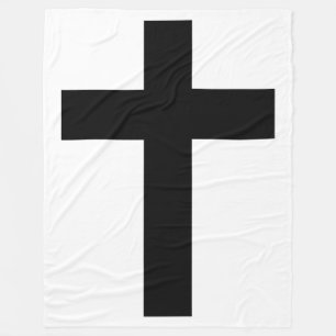 Couverture Polaire Croix chrétienne