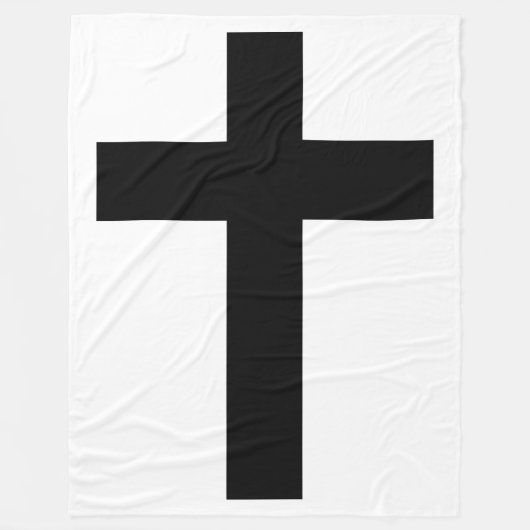 Couverture Polaire Croix chrétienne (Devant)