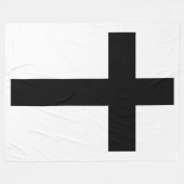 Couverture Polaire Croix chrétienne (Devant (Horizontal))