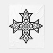 Couverture Polaire Croix copte (Devant)