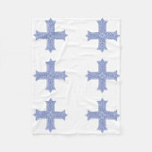 Couverture Polaire Croix copte (Devant)