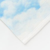 Couverture Polaire Croix de lumière Jésus-Christ chrétien personnalis (Coin)