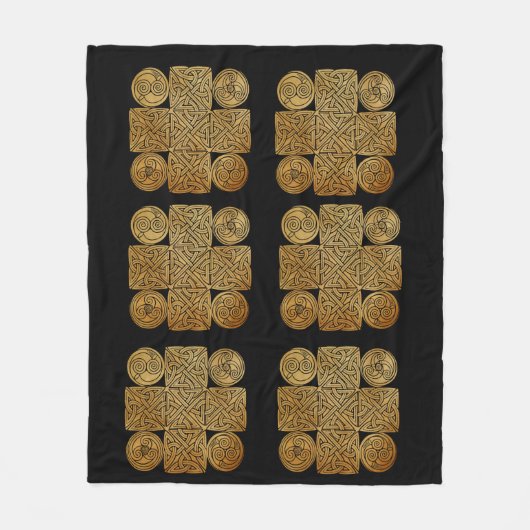 Couverture Polaire Croix de nouage celtique (Devant)