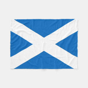 Couverture Polaire Croix écossaise de Saint Andrews de drapeau de