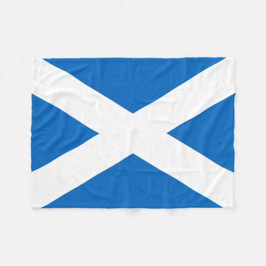 Couverture Polaire Croix écossaise de Saint Andrews de drapeau de (Devant (Horizontal))