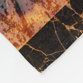 Couverture Polaire Croix et flammes des pompiers (Coin)