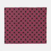 Couverture Polaire Croix noire sur mûrier (Devant (Horizontal))