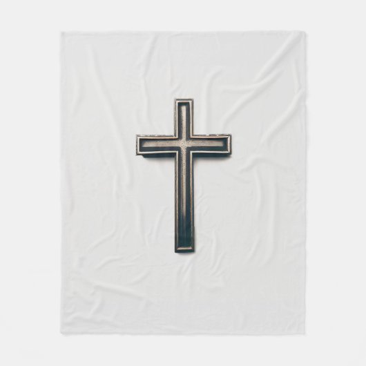 Couverture Polaire Croix religieuse (Devant)
