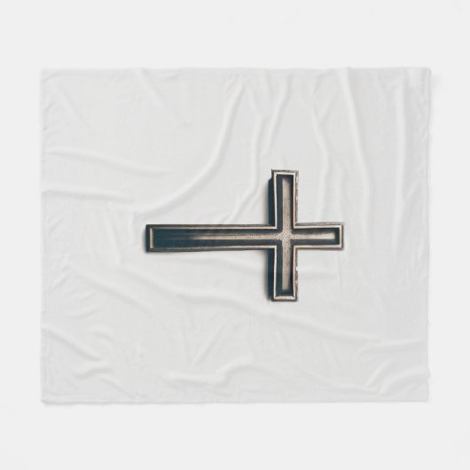 Couverture Polaire Croix religieuse (Devant (Horizontal))