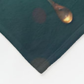 Couverture Polaire "Croix Rose bleue et chrétienne" (Coin)