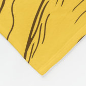 Couverture Polaire Croquis citrouille : Motif de Thanksgiving. (Coin)