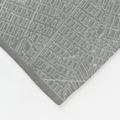 Couverture Polaire Croquis de la carte de New York (Coin)