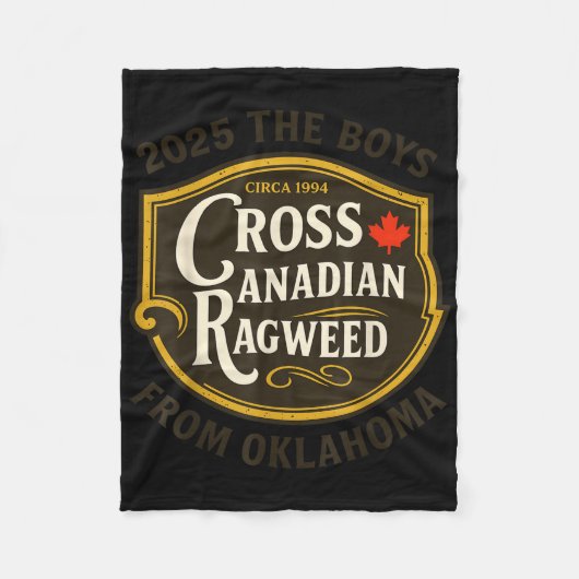 Couverture Polaire Cross Canadian Ragweed The Boys From Oklahoma Conc (Devant)