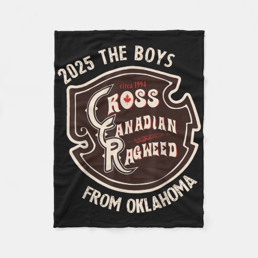 Couverture Polaire Cross Canadian Ragweed The Boys From Oklahoma Conc (Devant)