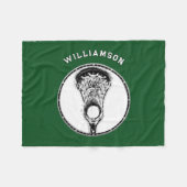 Couverture Polaire Crosse personnalisée (Devant (Horizontal))