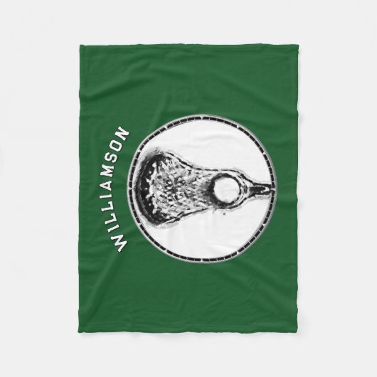 Couverture Polaire Crosse personnalisée (Devant)