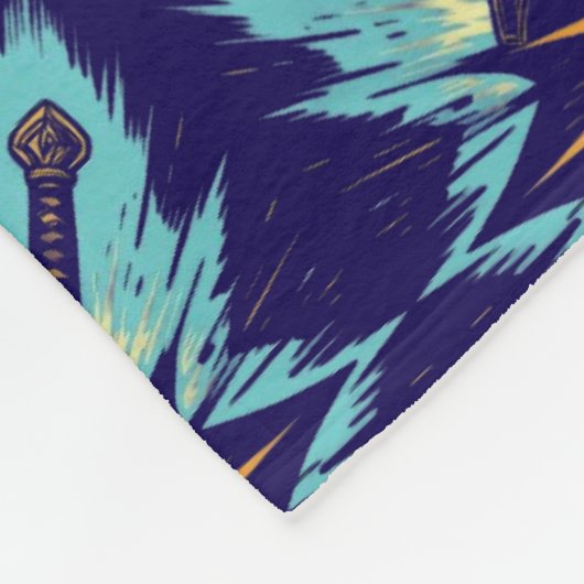 Couverture Polaire Crossed Fantasy Arrows with Glowing Energy – Dynam (Coin)