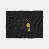 Couverture Polaire Crow F-caw-f drôle (Devant (Horizontal))