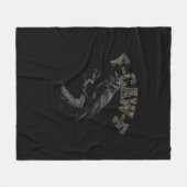 Couverture Polaire Crow F-Caw-F Funny Bird (Devant (Horizontal))