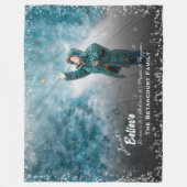 Couverture Polaire Croyez juste Dream It Make it Happen Snow Frame (Devant)
