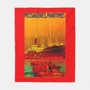 Couverture Polaire Cru PosterEurope de Messageries Maritimes
