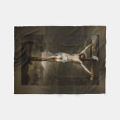 Couverture Polaire Crucifixion de Jésus Petit (Devant (Horizontal))